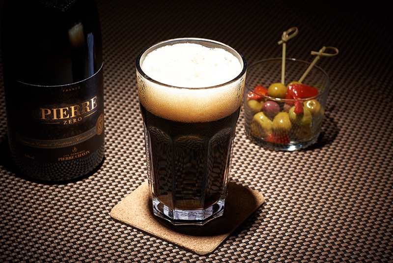 Cocktail Black Satin